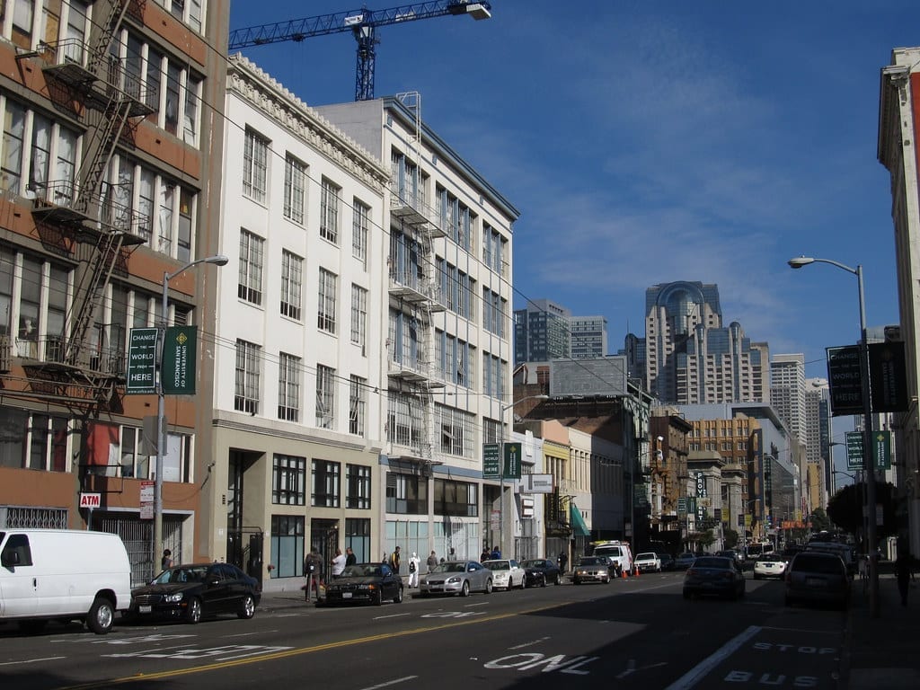 South of Market Street neighborhood in San Francisco